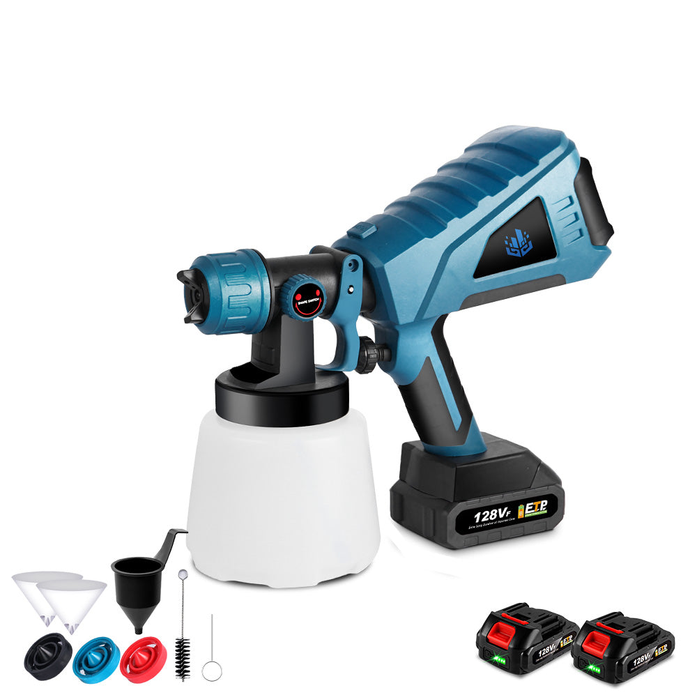 YOFIDRA 1000ML HVLP Cordless Paint Sprayer - Auto, Furniture & Steel Coating Edition, Compatible with Makita 18V Batteries