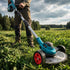 YOFIDRA 9" Cordless Brushless Grass Trimmer & Cutter Kit – LED Display, Emergency Stop, Telescopic Folding Shaft