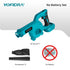 YOFIDRA Cordless Leaf Blower, 6-Speed Variable Airflow, Blower for Garden, Car & Outdoor Cleaning