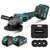 YOFIDRA 125mm 3-Speed Brushless Angle Grinder Kit - Compatible with Makita 18V Battery