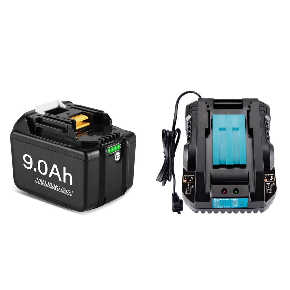 YOFIDRA 6.0Ah 9.0Ah Lithium Ion Battery Kit Fit for Makita 18V