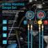 YOFIDRA HVAC Refrigerant Manifold Gauge Set for Automotive, Home & Commercial AC Systems
