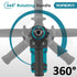 YOFIDRA 26mm Brushless Rotary Hammer 2 Modes SDS Square Chuck, Infinite Speed & Forward/Reverse, High Bright LED, Body Shock Absorption - Compatible with Makita 18V Battery