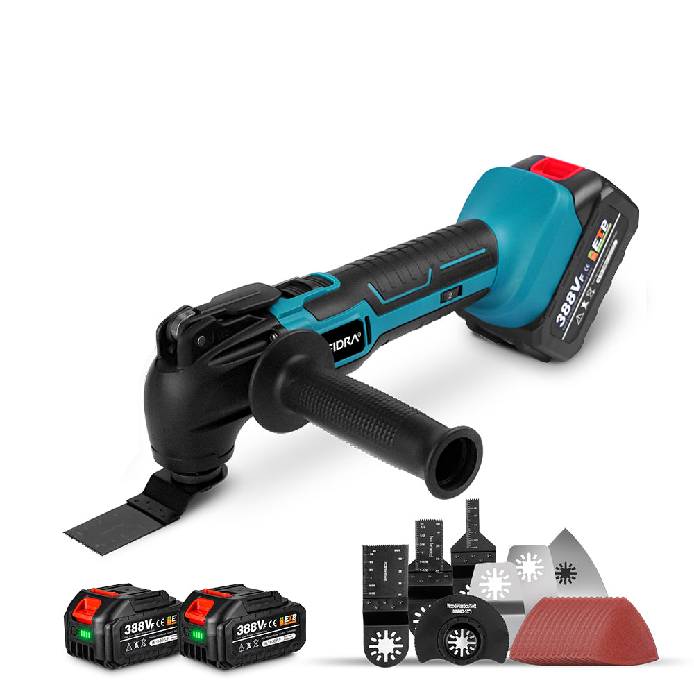 YOFIDRA Cordless Oscillating Multi-Tool Level 6 Vibration Compatible with Makita 18-21V Battery