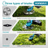 YOFIDRA 9" Cordless Brushless Grass Trimmer & Cutter Kit – LED Display, Emergency Stop, Telescopic Folding Shaft
