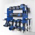 YOFIDRA 4-Slot 3-Layer Wall Tool Organizer Pegboard Rack Wall-Mounted Storage (No Power Strip)