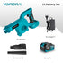 YOFIDRA Cordless Leaf Blower, 6-Speed Variable Airflow, Blower for Garden, Car & Outdoor Cleaning