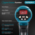 YOFIDRA Cordless Digital Heat Gun, 60–540°C Variable Temperature, 5-Speed Airflow & LCD Display with 3 Nozzles