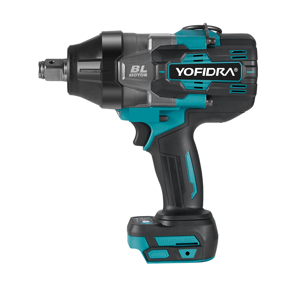 YOFIDRA 3/4" 3300N·m Brushless Cordless Impact Wrench, 4-Speed - Compatible with Makita 18V Batteries