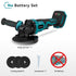 YOFIDRA 125mm Brushless Angle Grinder 3 Gears Cordless Grinding Machine Cutting Woodworking Power Tool | For Makita 21V Battery