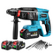 YOFIDRA 26mm Brushless Multifunctional Electric Hammer Drill - Compatible with Makita 18V Batteries