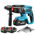 YOFIDRA 26mm Brushless Multifunctional Electric Hammer Drill - Compatible with Makita 18V Batteries