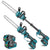 Kit de sierra de pértiga telescópica sin escobillas YOFIDRA de 12" para batería Makita de 18V
