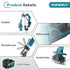 YOFIDRA Cordless Brushless Garden Tiller – Fits Makita 18V Batteries