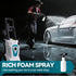 YOFIDRA 220V AC 1200W High-Pressure Car Washer 501L Set with Hoses, Foam Bottle & Accessories