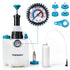 YOFIDRA 3L Kit de Purgado de Frenos Manual a Presión – Bomba de Cambio y Purga de Líquido de Frenos con 4 Adaptadores
