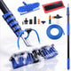 YOFIDRA 4.8m Telescopic Cleaning Pole Kit with Water-Fed Brush, Window Squeegee & Snow Scraper