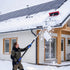 YOFIDRA 4.8m Telescopic Cleaning Pole Kit with Water-Fed Brush, Window Squeegee & Snow Scraper