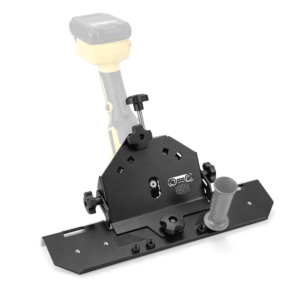 YOFIDRA 45° Tile Chamfering Tool for 115mm & 125mm Angle Grinders – Adjustable Tile Bevel Cutting Guide