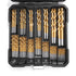 YOFIDRA 99-Piece Titanium-Coated HSS Twist Drill Bit Set