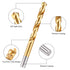 YOFIDRA 99-Piece Titanium-Coated HSS Twist Drill Bit Set