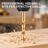 YOFIDRA 99-Piece Titanium-Coated HSS Twist Drill Bit Set