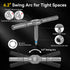 YOFIDRA 24-in-1 Magnetic T-Handle Ratchet Screwdriver Set – S2 Steel Bits, 58-Tooth Reversible Ratchet