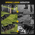 YOFIDRA 15-Spike Lawn Aerator Manual Soil Cultivator Tool