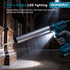YOFIDRA 21V Cordless Caulking Gun, 600kg High-Thrust Sealant Gun with 7-Speed Control, Cruise Control & 31-Piece Nozzle Kit