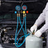 YOFIDRA HVAC Refrigerant Manifold Gauge Set for Automotive, Home & Commercial AC Systems
