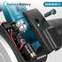 YOFIDRA 7-Inch (185mm) Brushless Cordless Circular Saw with Laser Guide
