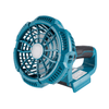 YOFIDRA 9W High-Performance USB Fan with LED & Remote Control - Compatible with Makita 18V Batteries