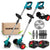 YOFIDRA Adjustable Cordless Electric Lawn Mower & Shrub Pruner- Compatible with Makita 18V Batteries