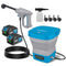YOFIDRA High-Pressure Cordless Foldable Water Tank Washer, 4-Level Pressure, 6-in-1 Nozzle, Lockable Head, 3m Hose