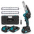 YOFIDRA 6" Cordless Mini Chainsaw Kit – Extra Chain Included, Smart Temperature Control, LED Power Display