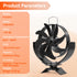 Ventilador USB de alto rendimiento YOFIDRA de 9 W con LED y control remoto: compatible con baterías Makita de 18 V
