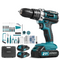 YOFIDRA 25+3 Torque 3-in-1 Cordless Drill Driver Set (32/53 Pcs) - Compatible with Makita 18V Battery