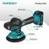 YOFIDRA 21V Cordless Car Polisher 150mm – 8mm Random Orbital Action, 6-Speed Control, Lightweight Design