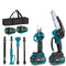 YOFIDRA Brushless Telescoping Pole Electric Chainsaw Scissors 3 IN 1 Garden Tree Pruning Power Tool For Makita 18V Battery