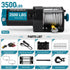 YOFIDRA 3000LBS Electric Winch 12V DC ATV/UTV Winch with 7.5M Steel
